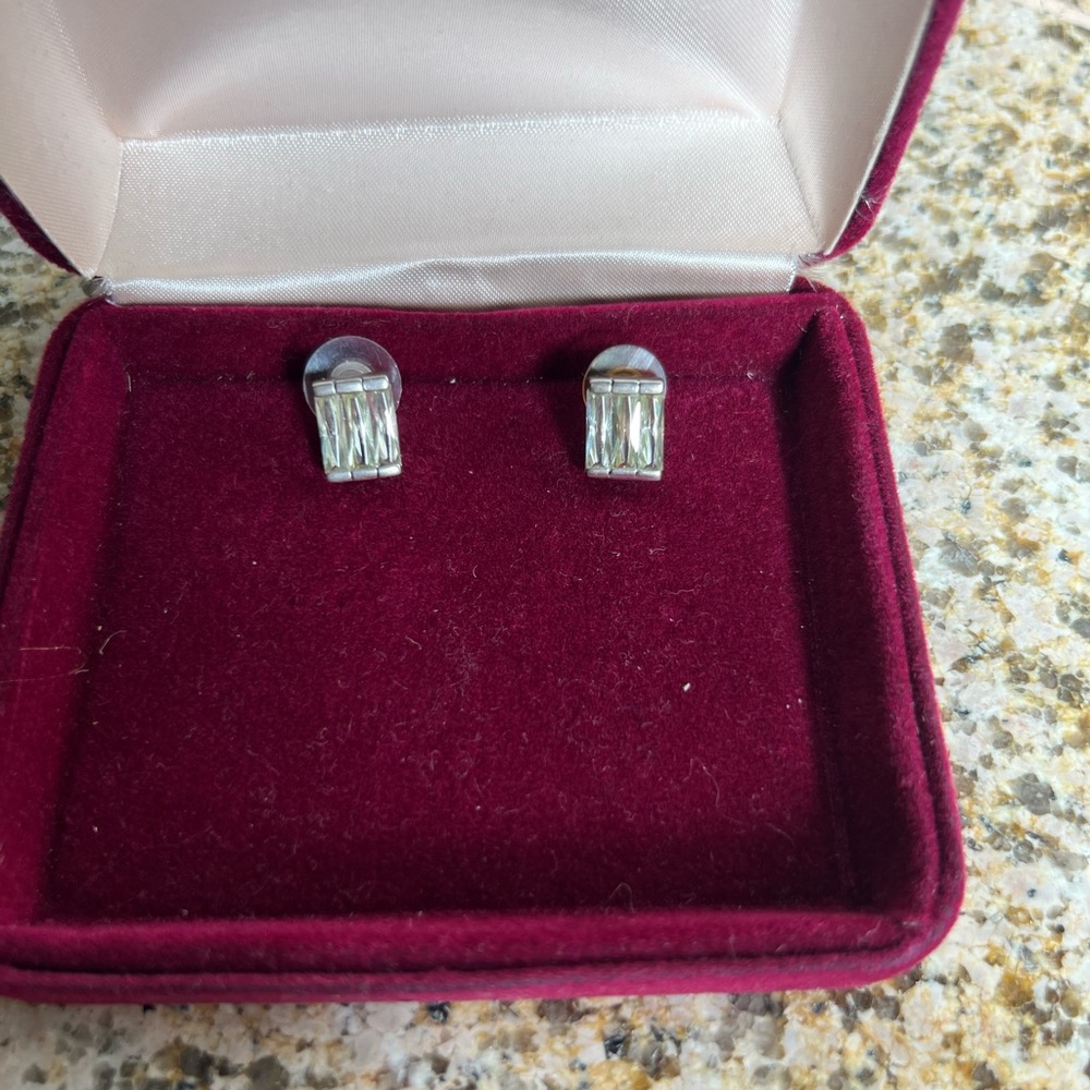 Elegant Silver Stud Earrings
